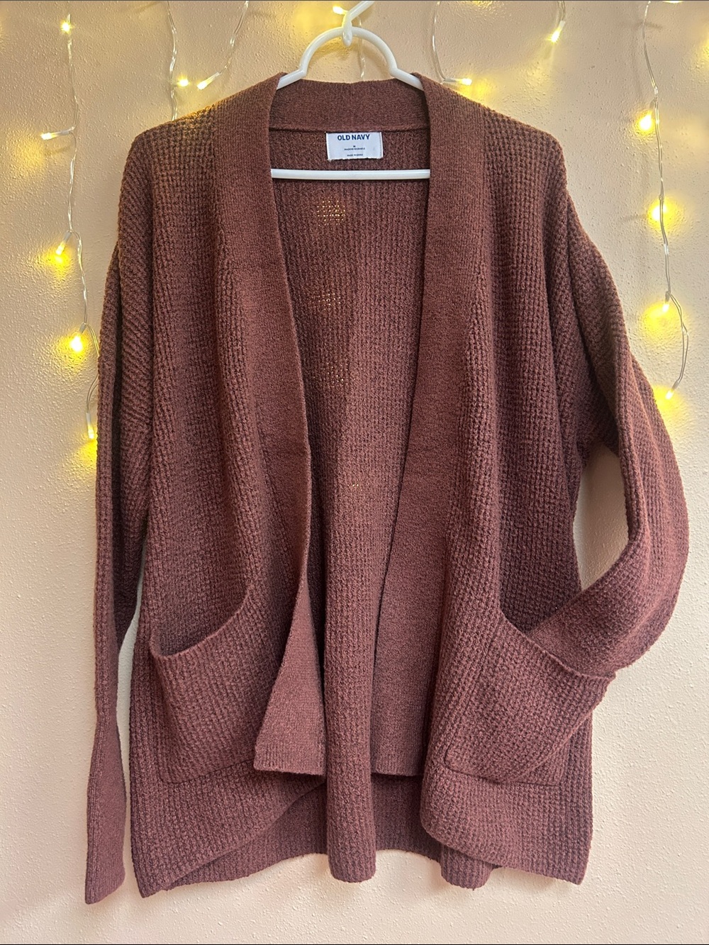 Old Navy Women's Open-Front Cardigan Sweater - Brown Rust size Medium